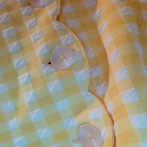 Brand New Maeve Gingham Square-Neck Vest - Picture 6 of 8